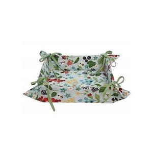 Approvisionnement en gros Panier à pain en coton doux durable à impression personnalisée pour la maison et les hôtels avec logo personnalisé - Product Image 1