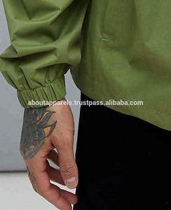 เสื้อโค้ทแบบสวมศีรษะกันลมมีฮู้ด,เสื้อแจ็คเก็ตแฟชั่นสีพาสเทลสีน้ำเงินพิมพ์ลายโลโก้ได้ตามต้องการ - Product Image 3