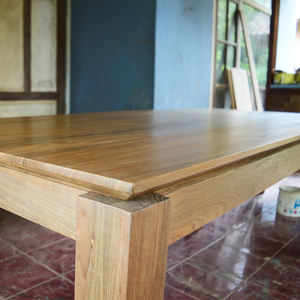 Extension en bois teck de luxe pour Table à manger, Design moderne - Product Image 4