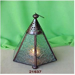 Nueva llegada decorativa personalizar Triangular antiguo Metal Tealight linterna para la decoración del hogar - Product Image 1