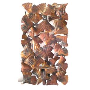 Decorative Rectangle Copper <b>Climbing</b> Flower With Tea Light Metal <b>Wall</b> Art for Home Decor Hotel Restaurant - Product Image 5