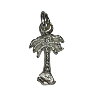 Abalorio de Plata de Ley 925 para hacer joyas colgantes, estilo bonito, patrón de flecha, piedra de platino dorado, opción de regalo de bajo precio - Product Image 1