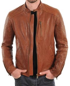La última chaqueta de bombardero de cuero PU personalizada para hombres con tela de lona para invierno al aire libre | Cierre de cremallera - Product Image 3