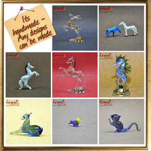 Figurines d'hommes et de chameau en verre, décoration pour la maison, vente en gros - Product Image 5