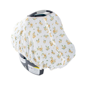Private Label Muslin Baby Car Seat Cover Made in India - Product Image 1