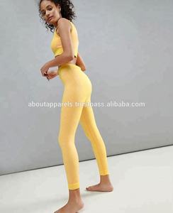 Mallas deportivas OEM y ODM para mujer, Leggings personalizados de cintura alta, para Yoga, con paneles - Product Image 3