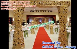 Porte d'entrée de mariage Bollywood Jodha Akbar en FRP, différents fabricants de portes d'accueil - Product Image 3