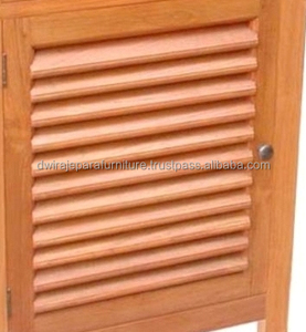 เฟอร์นิเจอร์โต๊ะเครื่องแป้งเดี่ยวอ่างล้างหน้าไม้สัก-เฟอร์นิเจอร์ไม้สักห้องครัวอินโดนีเซีย - Product Image 5