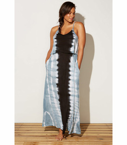 ชุดชายหาดสตรีผ้าเรยอนและชุดสปาเก็ตตี้ย้อมสี - Product Image 1