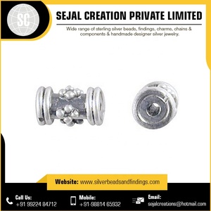 Perle en argent personnalisée | Perles en argent sterling 925 en gros - Product Image 3