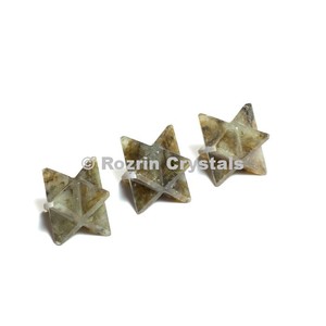 Étoile de Merkaba en labradorite - Étoile de Merkaba de guérison - Product Image 1