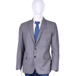 Traje de negocios de ajuste moderno personalizado para hombre 2021 tela de seda y lana de alta calidad transpirable asequible - Product Image 1