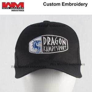 Casquette de baseball noire brodée, pour baseball, avec votre logo personnalisé, à la mode - Product Image 2