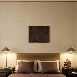 Papel tapiz de vinilo para dormitorio de hotel, diseño elegante y tranquilo, hecho a mano japonés - Product Image 5