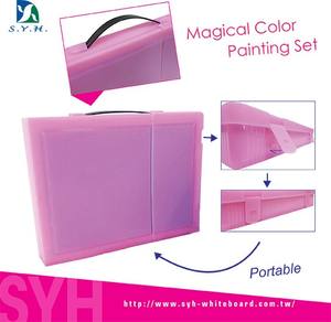 Juego de papelería portátil para niños, pizarra blanca, arte educativo, pintura, aprendizaje - Product Image 4