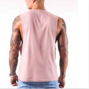 <b>Men's</b> XL Sleeveless Fitness Gym <b>Vest</b> Solid <b>Stringer</b> Muscle Tank Top for Running Breathable Knitted Sports Wear Street Singlets - Product Image 3