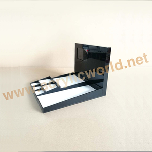 ตู้โชว์อะคริลิกแบบกําหนดเองขาตั้งนาฬิกาชั้นวางจอแสดงผลตู้โชว์สําหรับแสดงร้านค้าพร้อมขาตั้งจอแสดงผลนาฬิกา LCD พร้อมวงแหวน C - Product Image 2