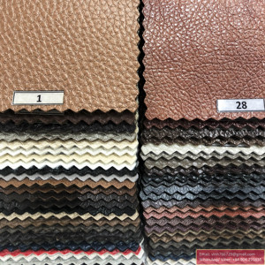 En stock, matériaux de rembourrage de voiture, rouleaux de tissus, cuir PVC bon prix - Product Image 5