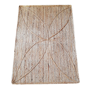 Tapis de salon de haute qualité, chambre à coucher, tapis de zone tissé à la main, forme rectangulaire, décoration de la maison, tapis de sol en Jute - Product Image 3