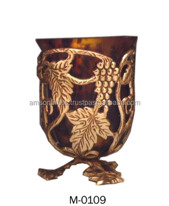 ขาตั้งกระจกตกแต่งดอกไม้สีทอง - Product Image 3