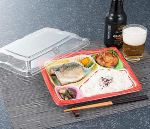Boîte à bento en plastique jetable - Product Image 2