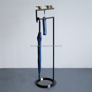 Support de parapluie avec base Meubles de jardin extérieurs durables Support de parapluie artisanal en métal avec base - Product Image 5