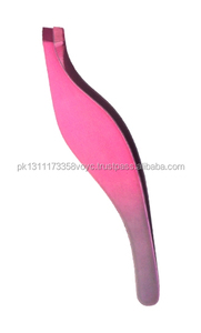 Pincettes pour extensions de cils avec pétales, outil de maquillage avec poignée conçu, forte et incurvée, type h/f - Product Image 3