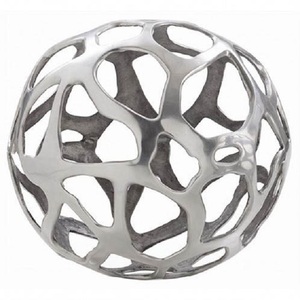 Sculpture de décoration moderne en aluminium couleur argent Sculpture de table en métal de la meilleure qualité à vendre au meilleur prix de gros - Product Image 1