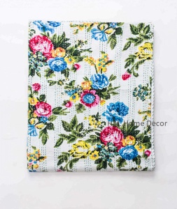 Indian Handmade printed <b>Quilt</b> Hand stitched Kantha <b>Quilt</b> - Product Image 1
