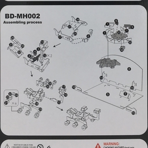 Rompecabezas de papel DIY 3D-Modelo Mars Curiosity Rover con cohetes, satélites y Rovers para niños - Product Image 4