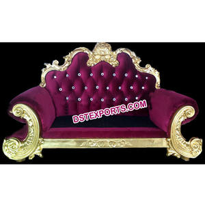 Royal Violacé Mariage Trône Meilleur Mariage Musulman Sculpté Meubles Meubles De Mariage - Product Image 1