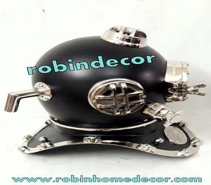 หมวกดำน้ำแบบสกูบา สไตล์กองทัพเรือสหรัฐฯ รุ่น Mark V ของแท้ ขนาดเท่าของจริง ของขวัญโบราณ สำหรับนักดำน้ำ - Product Image 3