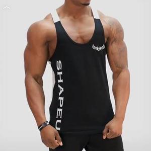 Camisetas deportivas de tirantes para hombre, de dos tonos, con estampado personalizado. - Product Image 3