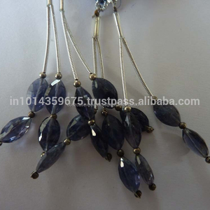 Iolite Marquise Natural Blue Gemstone <b>Beads</b> Pair of Strands <b>Loose</b> <b>Beads</b> - Product Image 1