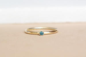 Handmade 925 Sterling Silver <b>Ring</b> with Blue <b>CZ</b> Gemstone Unique Fashion Jewelry Gold Plated for Wedding Party Anniversary - Product Image 2