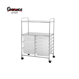 รถเข็นลิ้นชักเก็บของพลาสติกสำหรับร้านเสริมสวย มีหลายสี - Product Image 1