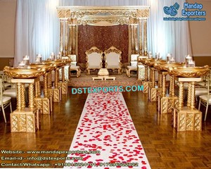 Glamoroso Mandap Indio para Bodas, Fabricante de Conjuntos de Mandap para Bodas Indias, Nuevo Diseño de Mandap para Bodas en Venta en Nueva Zelanda - Product Image 2