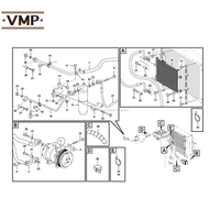 VOE 14659238-Compresor para cargadoras de ruedas, excavadoras y motoniveladoras-Piezas de maquinaria de construcción de nueva condición OEM