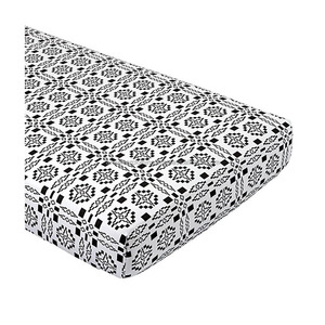 Pure Organic Cotton Fitted Crib Sheet Available in Custom Print Design - Product Image 1
