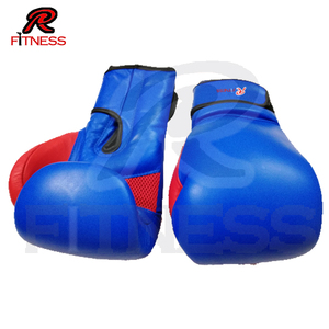 Guantes de boxeo Super Sonic 333, de cuero, con doble correa, disponibles en todos los tamaños - Product Image 1