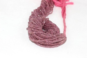 Belle qualité supérieure 13 "de long 1 brin de cristal naturel enduit Rondelle perles à facettes pour la fabrication de bijoux en gros - Product Image 2