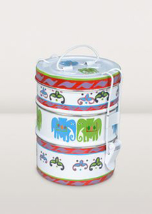 ภาชนะอุ่นอาหารทำจากสเตนเลสสตีล1300มล. ชุดกล่องอาหารกลางวันโรงเรียนเด็กเป็นมิตรกับสิ่งแวดล้อม - Product Image 5