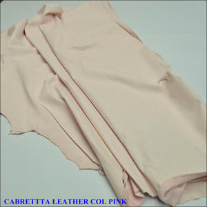 Véritable cuir de mouton rose Lieutenant et rose Cabretta motif grain fini pour gant de golf - Product Image 2