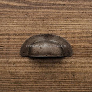 OMG Industries Cast Iron Drawer <b>Bin</b> Pull Label Holder Pull Handle - Product Image 3