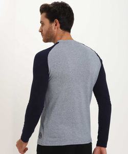 Sudadera con capucha azul cálida de manga larga para hombre, diseño bordado, sudadera de lana de punto anticontracción, Tops, tejido sólido sostenible - Product Image 2