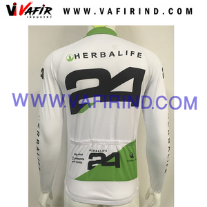 Maillot de cyclisme respirant sublimé personnalisé Uniformes de vêtements de sport de conception de coupe de course pour les cyclistes - Product Image 4