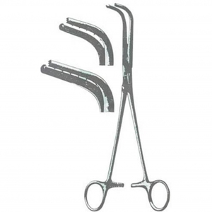 Sarot Bronchus Pince et Pince Dents Courbées Gauche et Droite 23cm Haute Qualité Mahersi - Product Image 1