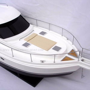 Riviera โมเดลเรือไม้สปีดโบ๊ทแบบ4700สไตล์การเดินเรือเทคนิคการทาสีสำหรับจัดแสดงหรือสะสม - Product Image 1