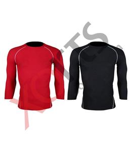 Camiseta de compresión para gimnasio, protector contra sarpullido - Product Image 1