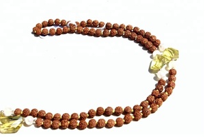 Collar Mala Bohemio de Primera Calidad, Certificado, Hecho a Mano, Unisex, con Cuentas de Piedra Lunar Facetadas, Diseño de Artista Indio - Product Image 4